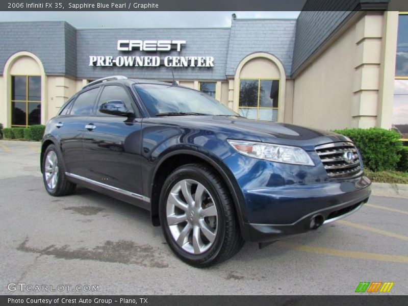 Sapphire Blue Pearl / Graphite 2006 Infiniti FX 35