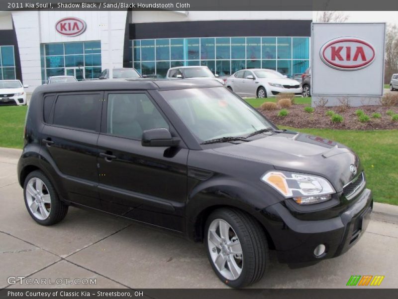 Shadow Black / Sand/Black Houndstooth Cloth 2011 Kia Soul !