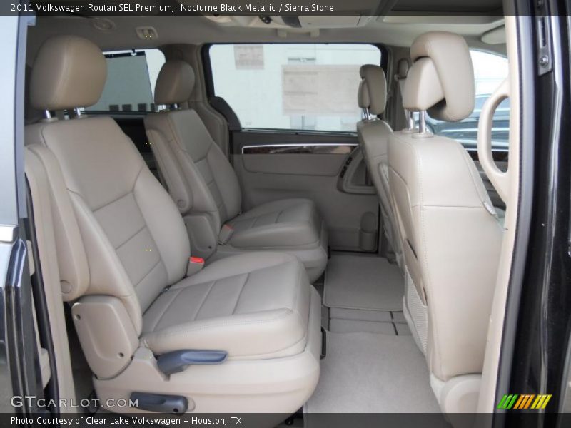 Nocturne Black Metallic / Sierra Stone 2011 Volkswagen Routan SEL Premium