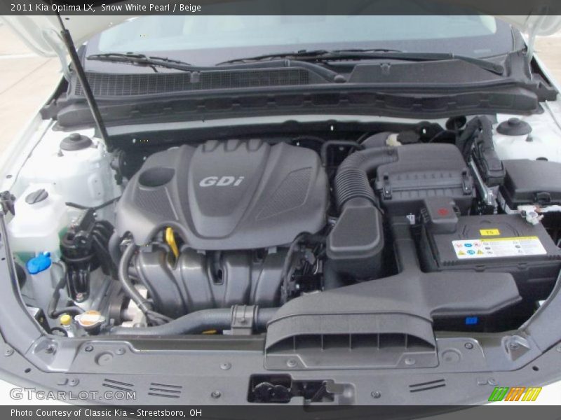Snow White Pearl / Beige 2011 Kia Optima LX