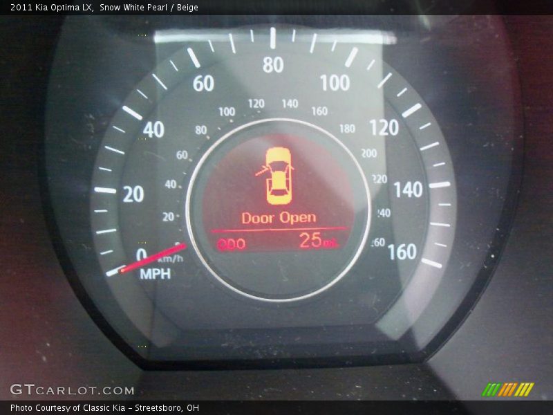 Snow White Pearl / Beige 2011 Kia Optima LX
