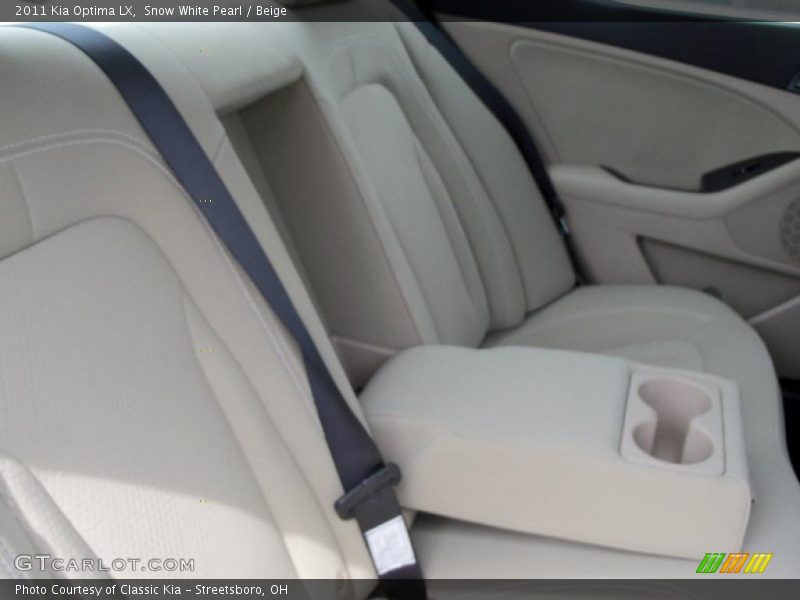 Snow White Pearl / Beige 2011 Kia Optima LX