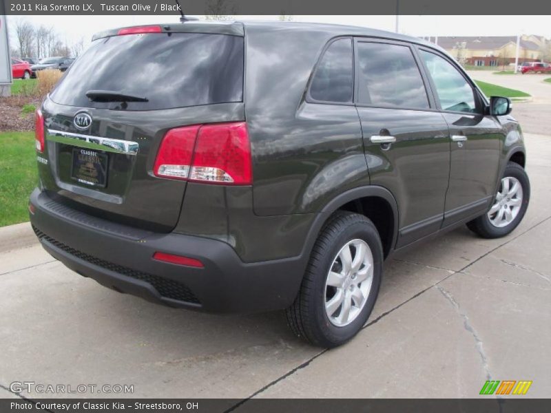 Tuscan Olive / Black 2011 Kia Sorento LX