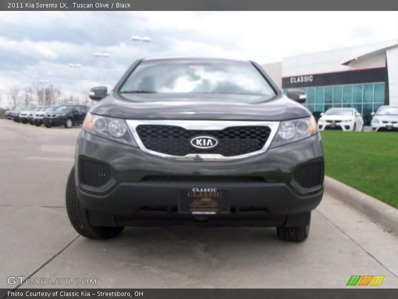 Tuscan Olive / Black 2011 Kia Sorento LX