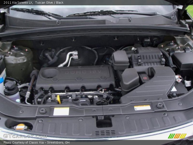 Tuscan Olive / Black 2011 Kia Sorento LX