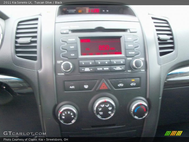 Tuscan Olive / Black 2011 Kia Sorento LX