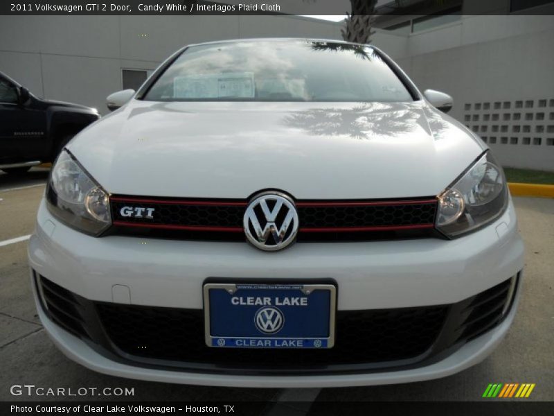 Candy White / Interlagos Plaid Cloth 2011 Volkswagen GTI 2 Door