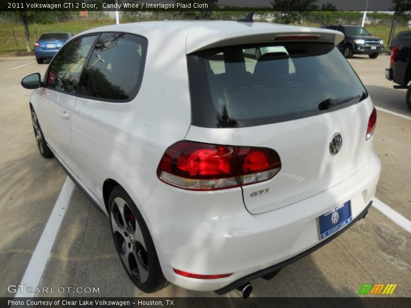 Candy White / Interlagos Plaid Cloth 2011 Volkswagen GTI 2 Door