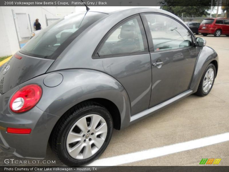 Platinum Grey / Black 2008 Volkswagen New Beetle S Coupe