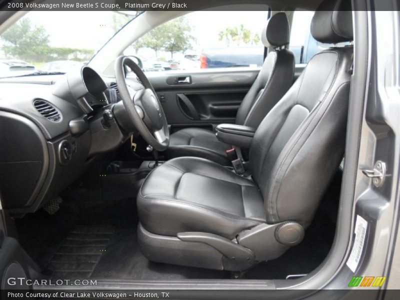  2008 New Beetle S Coupe Black Interior