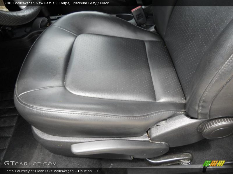 Platinum Grey / Black 2008 Volkswagen New Beetle S Coupe