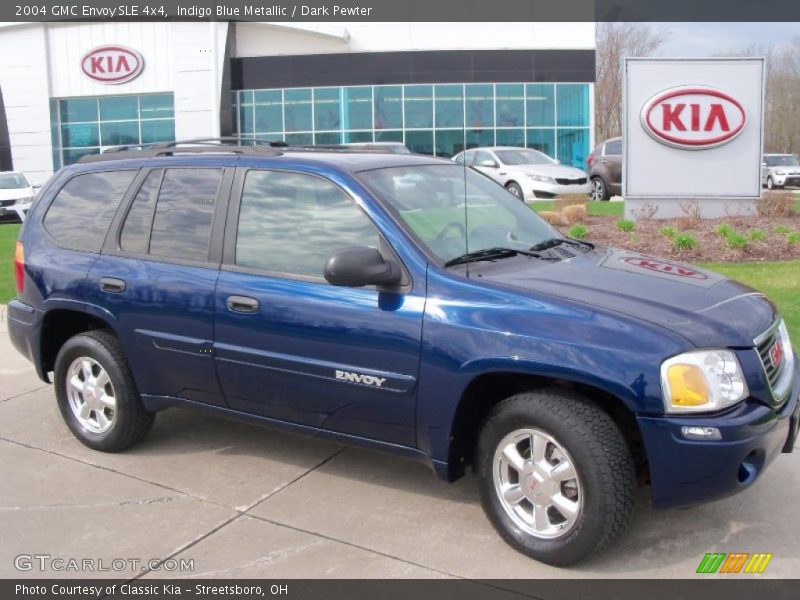 Indigo Blue Metallic / Dark Pewter 2004 GMC Envoy SLE 4x4
