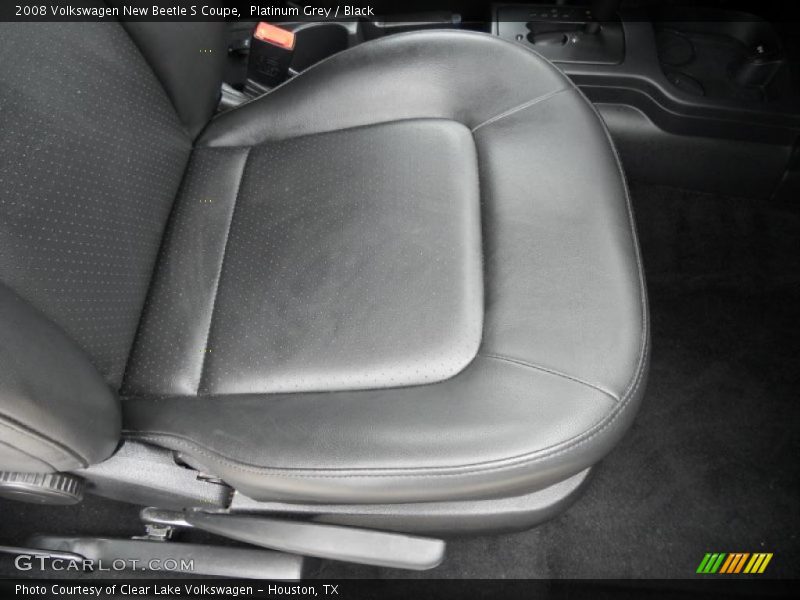 Platinum Grey / Black 2008 Volkswagen New Beetle S Coupe
