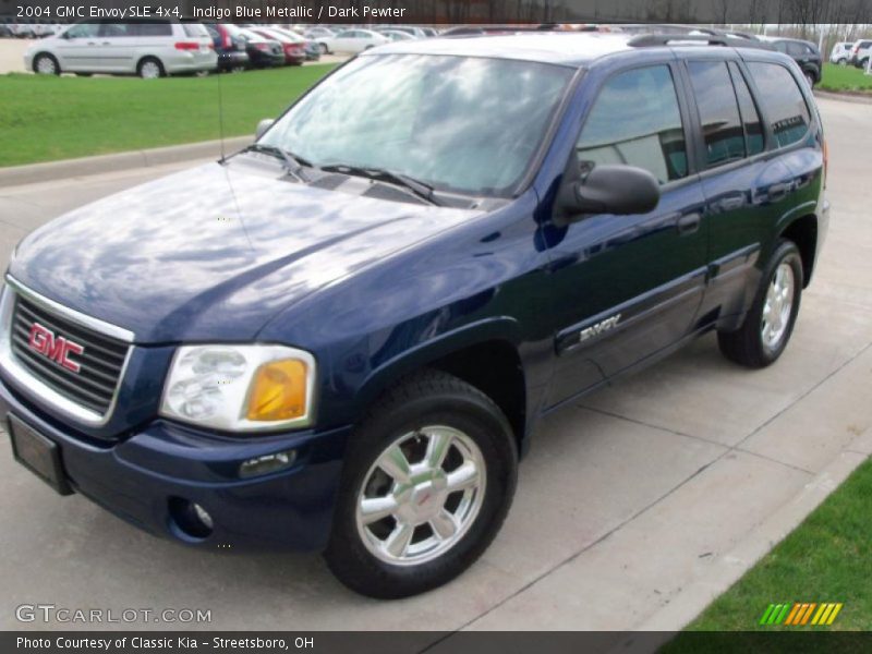 Indigo Blue Metallic / Dark Pewter 2004 GMC Envoy SLE 4x4