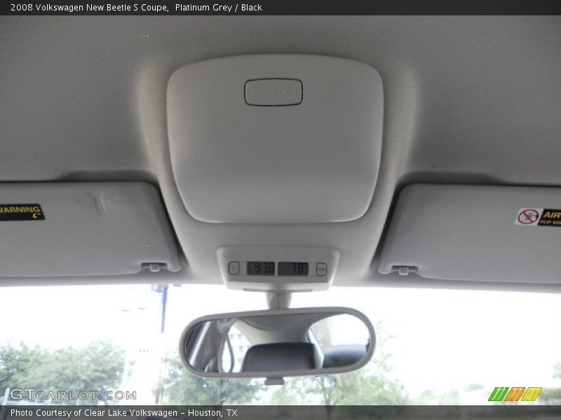 Platinum Grey / Black 2008 Volkswagen New Beetle S Coupe