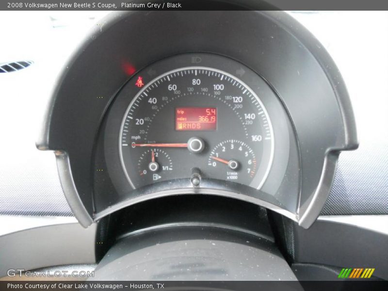  2008 New Beetle S Coupe S Coupe Gauges