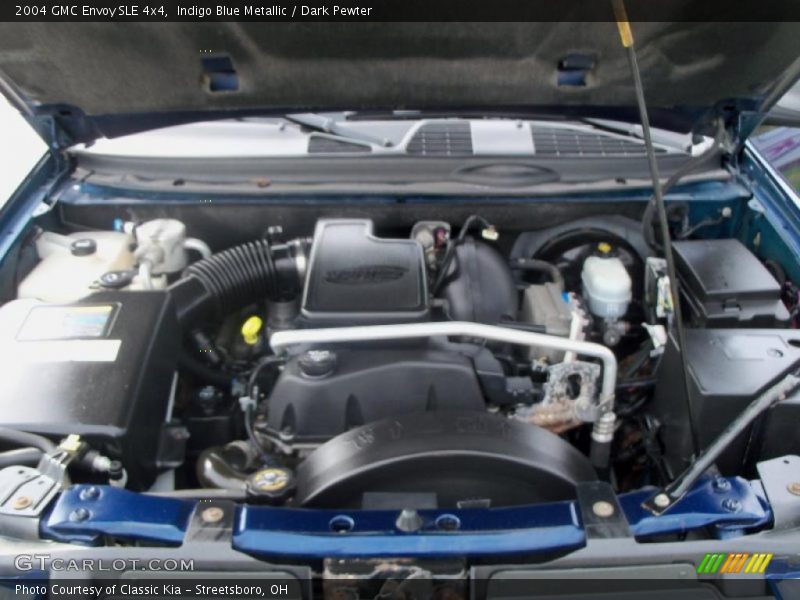 Indigo Blue Metallic / Dark Pewter 2004 GMC Envoy SLE 4x4