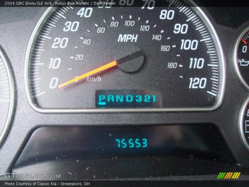 Indigo Blue Metallic / Dark Pewter 2004 GMC Envoy SLE 4x4