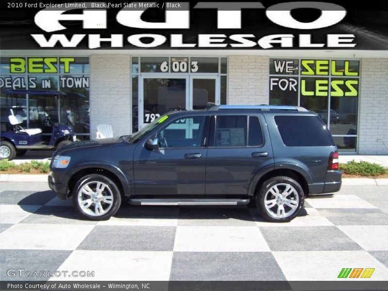 Black Pearl Slate Metallic / Black 2010 Ford Explorer Limited