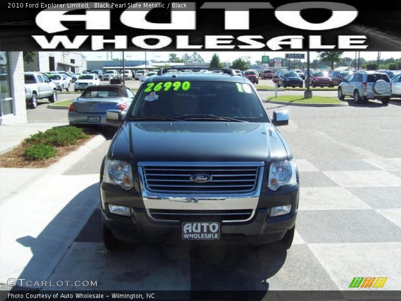 Black Pearl Slate Metallic / Black 2010 Ford Explorer Limited