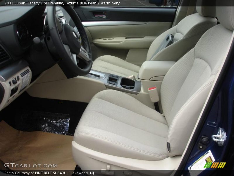 Azurite Blue Pearl / Warm Ivory 2011 Subaru Legacy 2.5i Premium