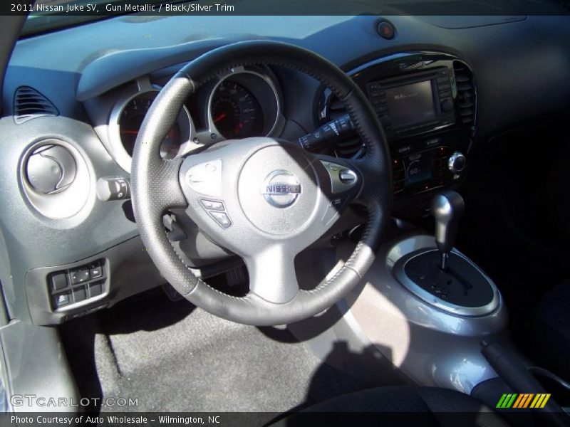 Gun Metallic / Black/Silver Trim 2011 Nissan Juke SV