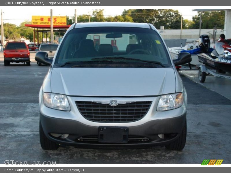 Bright Silver Metallic / Sandstone 2001 Chrysler Voyager