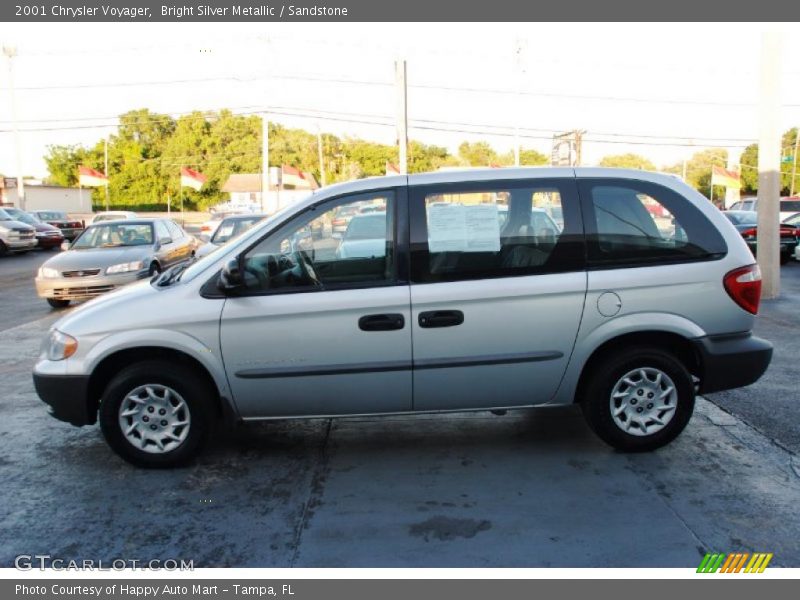 Bright Silver Metallic / Sandstone 2001 Chrysler Voyager