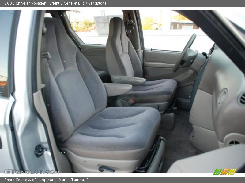 Bright Silver Metallic / Sandstone 2001 Chrysler Voyager