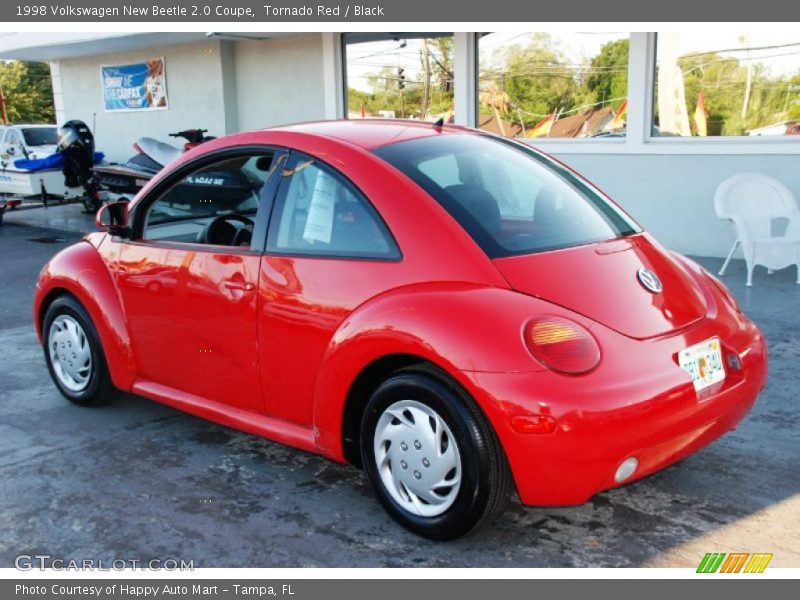 Tornado Red / Black 1998 Volkswagen New Beetle 2.0 Coupe