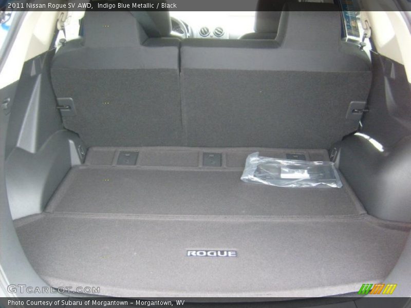 Indigo Blue Metallic / Black 2011 Nissan Rogue SV AWD