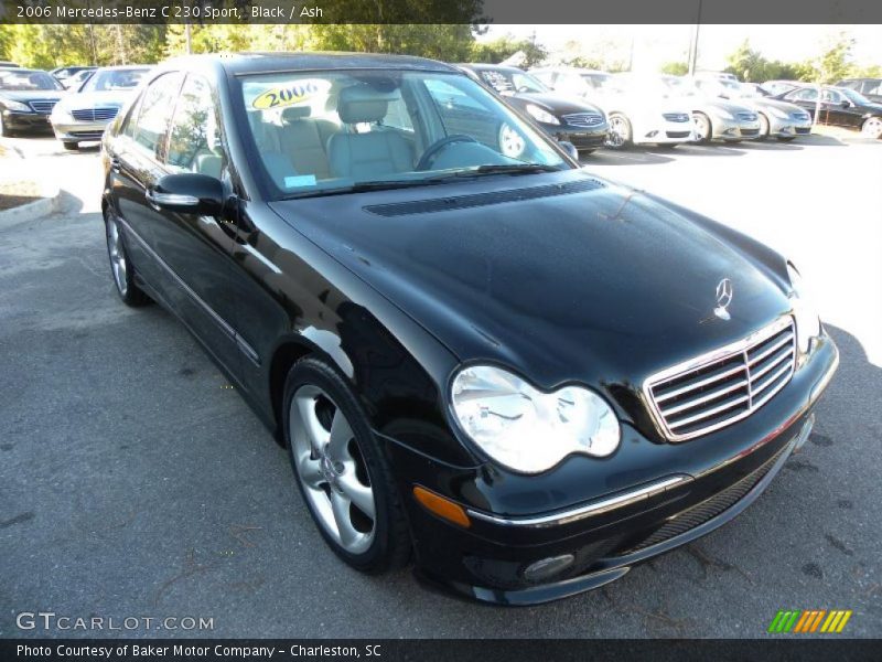 Black / Ash 2006 Mercedes-Benz C 230 Sport