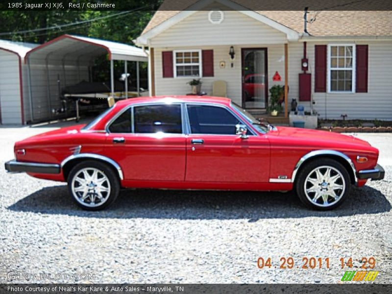 Red / Cashmere 1985 Jaguar XJ XJ6