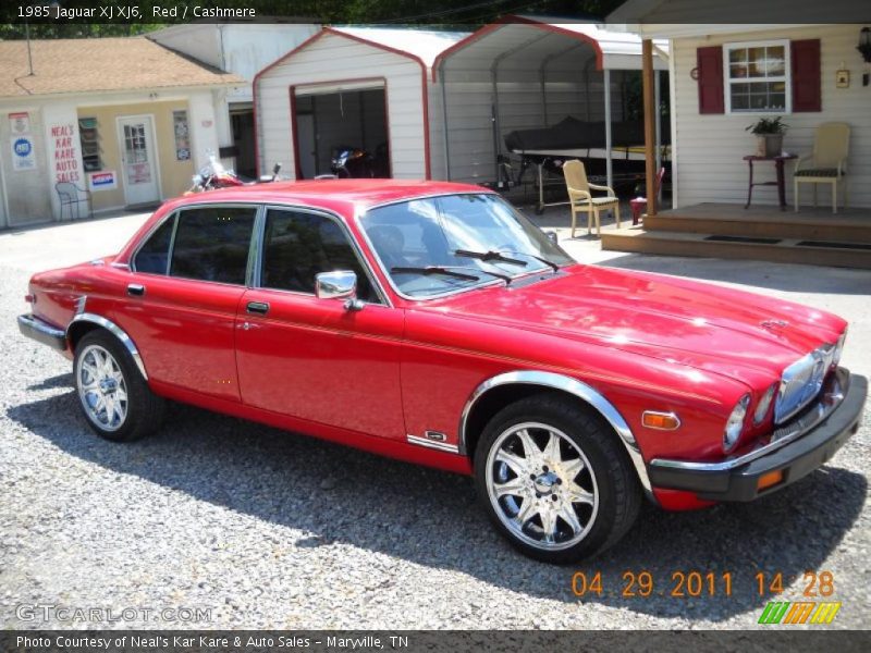 Red / Cashmere 1985 Jaguar XJ XJ6