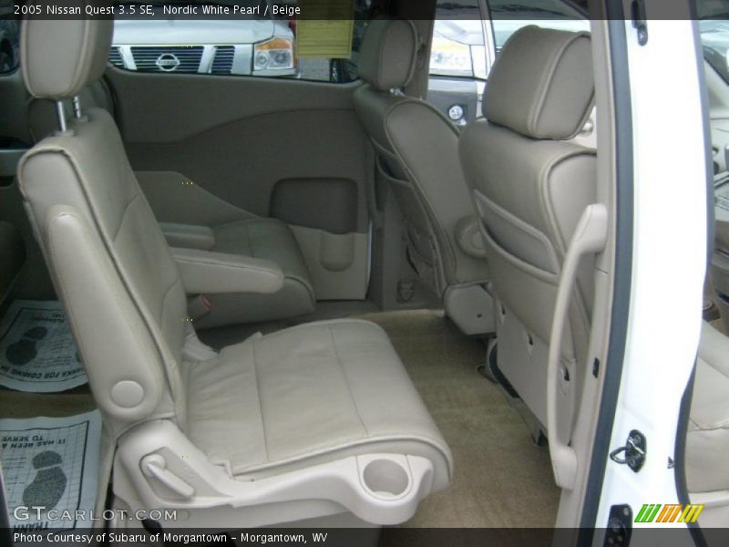 Nordic White Pearl / Beige 2005 Nissan Quest 3.5 SE