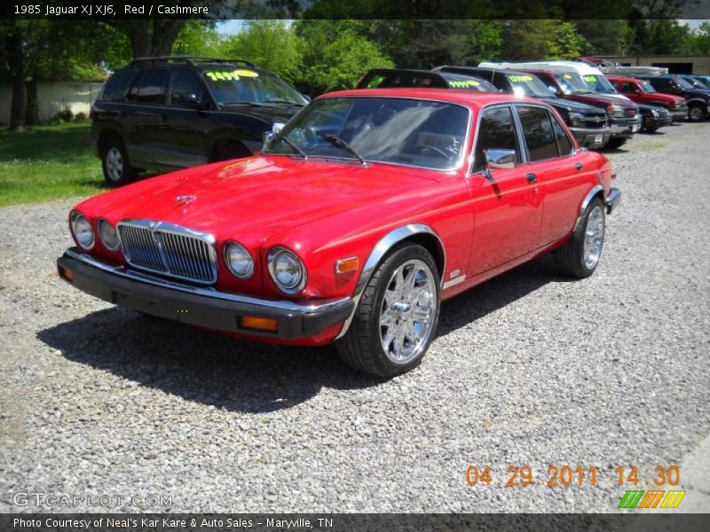Red / Cashmere 1985 Jaguar XJ XJ6