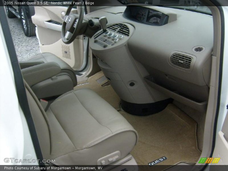 Nordic White Pearl / Beige 2005 Nissan Quest 3.5 SE