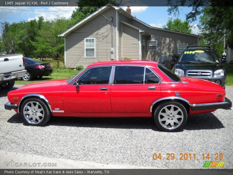 Red / Cashmere 1985 Jaguar XJ XJ6