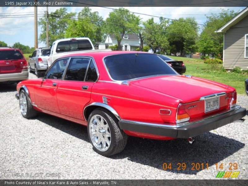 Red / Cashmere 1985 Jaguar XJ XJ6