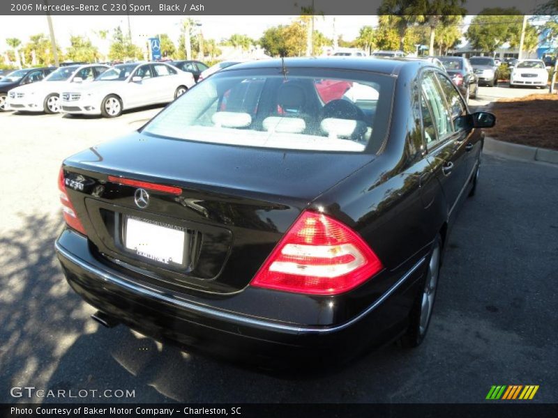 Black / Ash 2006 Mercedes-Benz C 230 Sport