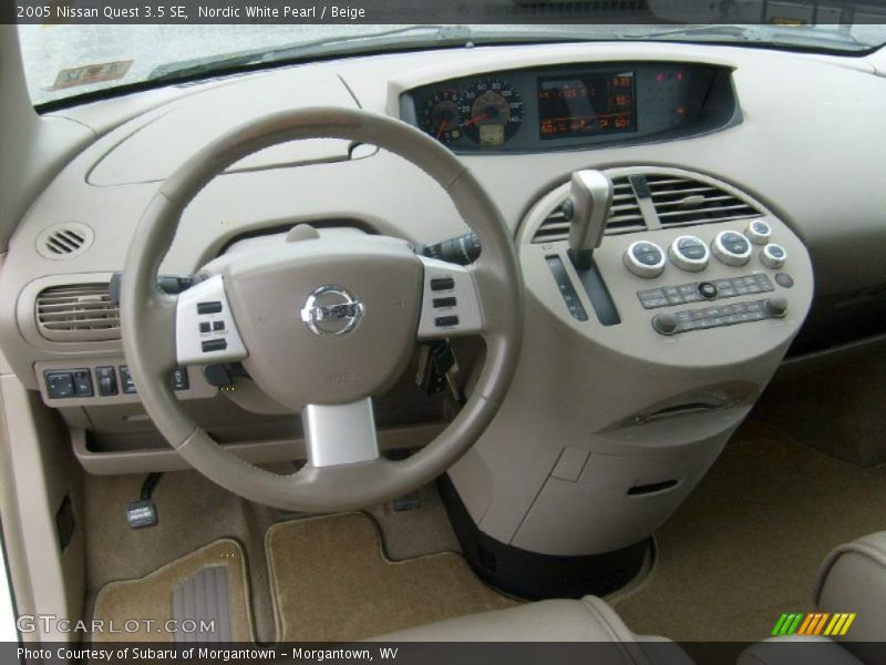 Nordic White Pearl / Beige 2005 Nissan Quest 3.5 SE