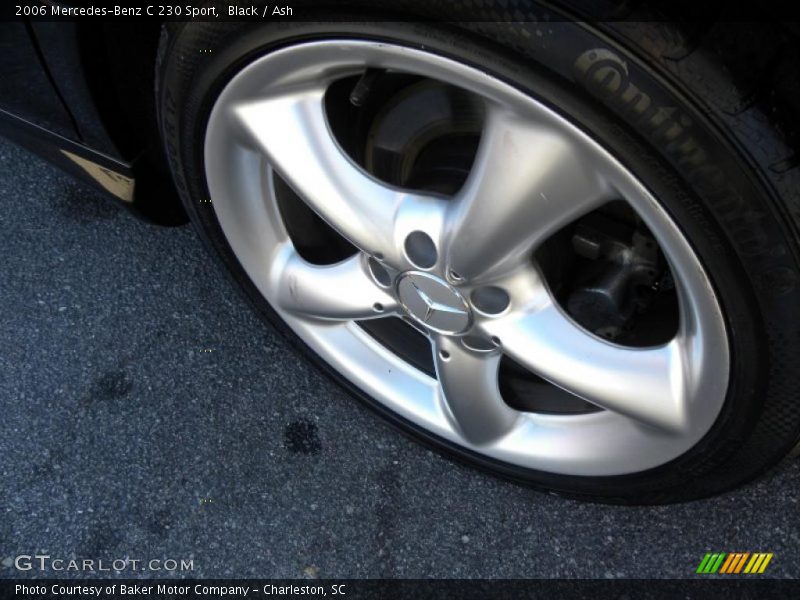 Black / Ash 2006 Mercedes-Benz C 230 Sport
