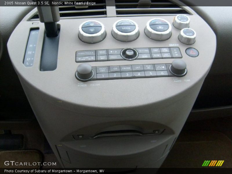 Nordic White Pearl / Beige 2005 Nissan Quest 3.5 SE