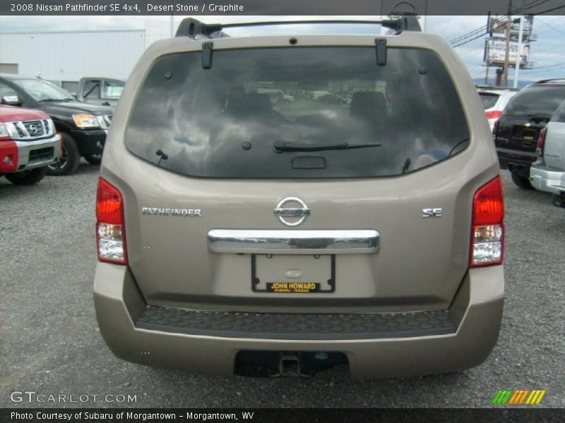 Desert Stone / Graphite 2008 Nissan Pathfinder SE 4x4