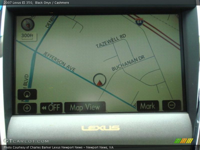 Black Onyx / Cashmere 2007 Lexus ES 350