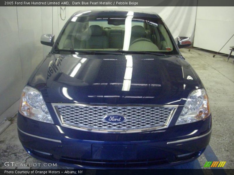 Dark Blue Pearl Metallic / Pebble Beige 2005 Ford Five Hundred Limited AWD