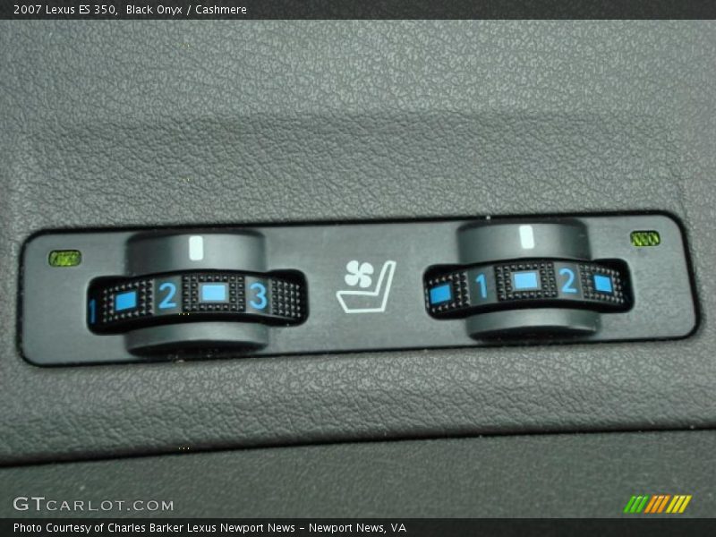 Black Onyx / Cashmere 2007 Lexus ES 350