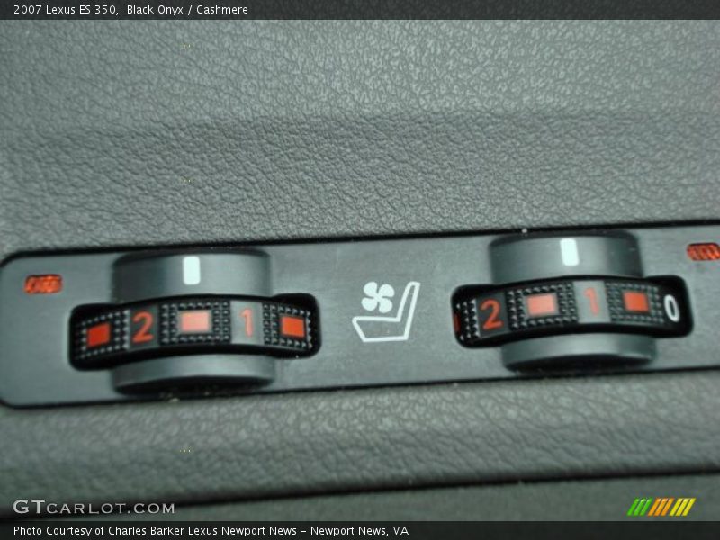 Black Onyx / Cashmere 2007 Lexus ES 350