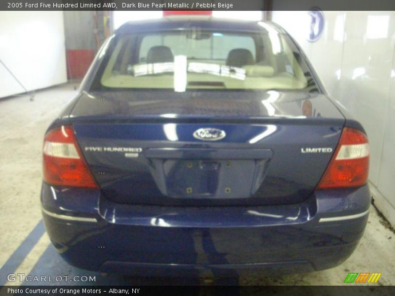 Dark Blue Pearl Metallic / Pebble Beige 2005 Ford Five Hundred Limited AWD