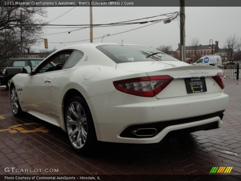 Bianco Eldorado (White) / Cuoio 2011 Maserati GranTurismo S Automatic